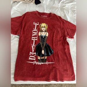 red death note tee shirt